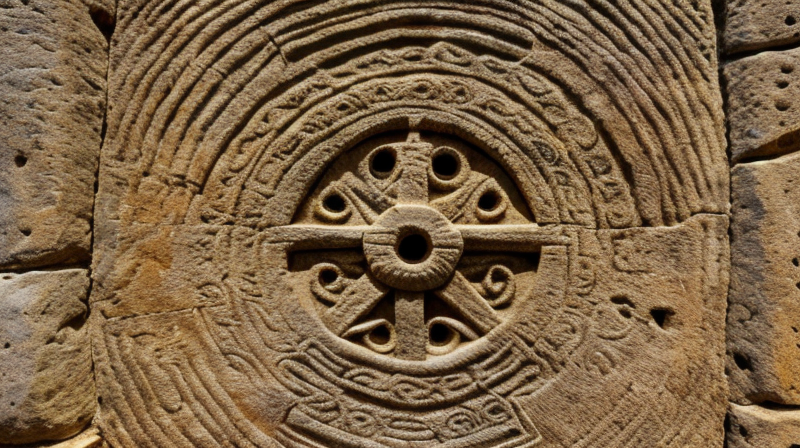 Ancient indigenous map symbols and colonial documents